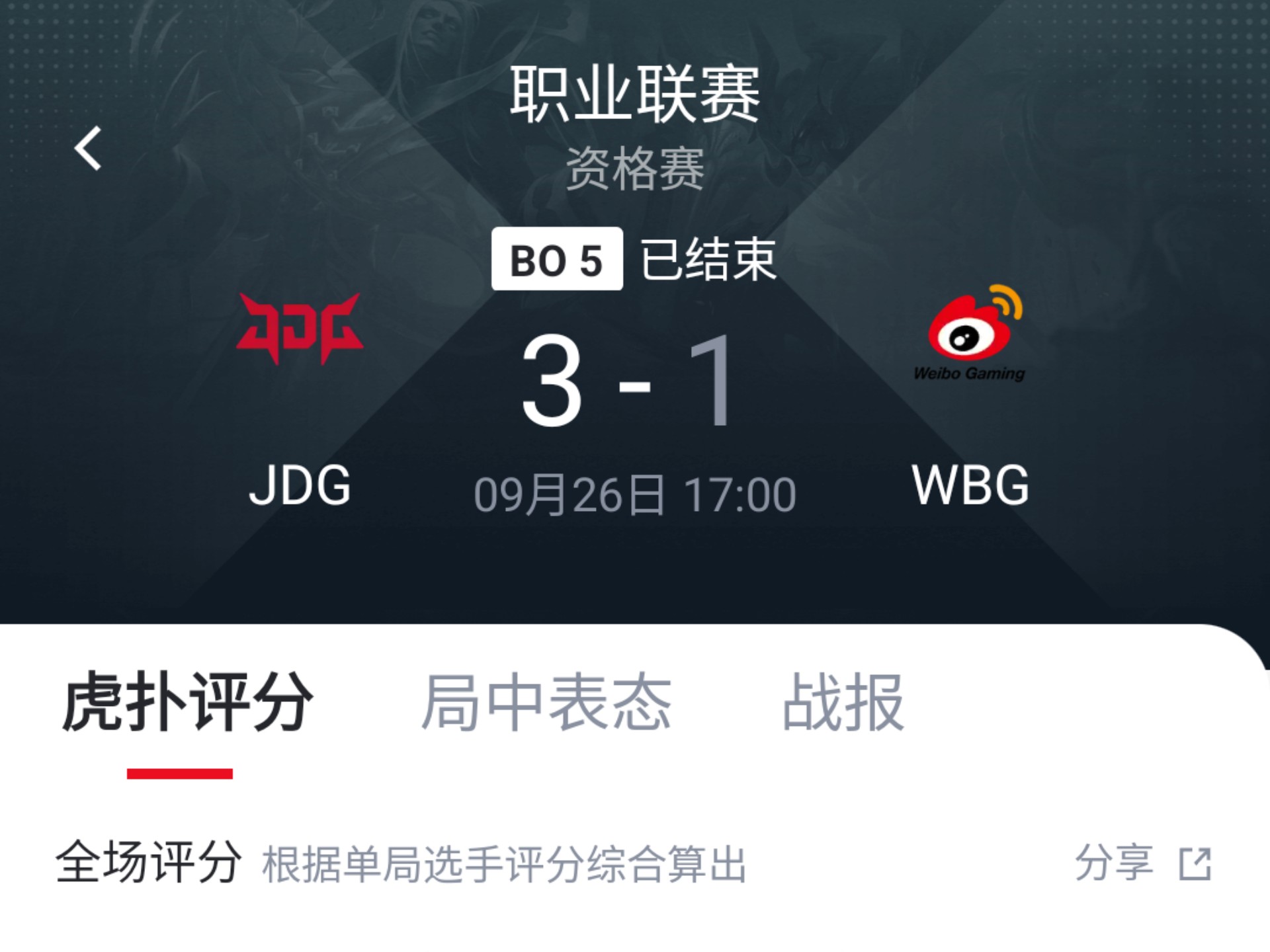 JDG强势WBG,Mickey高光表现 JDG强势WBG,Mickey高光表现